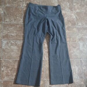 GUC The Limited Cassidy Fit Wide Leg Dark Gray Dress Pants Size 8